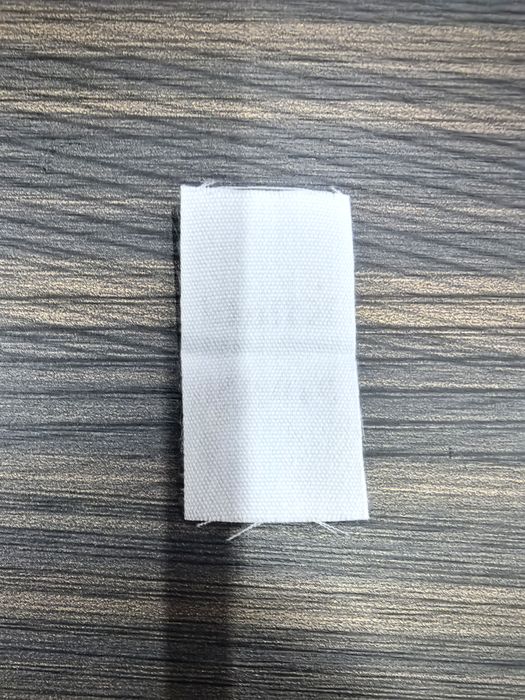 Cotton care label, heat-resistant
