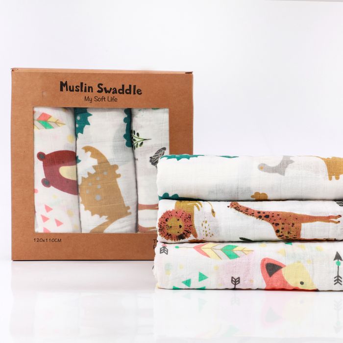 Four-pack gift box — muslin baby textile by Jingwei Youpin